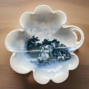 Vintage✨Continental Madeleine Bavaria China - Blue‎ Cow Serving